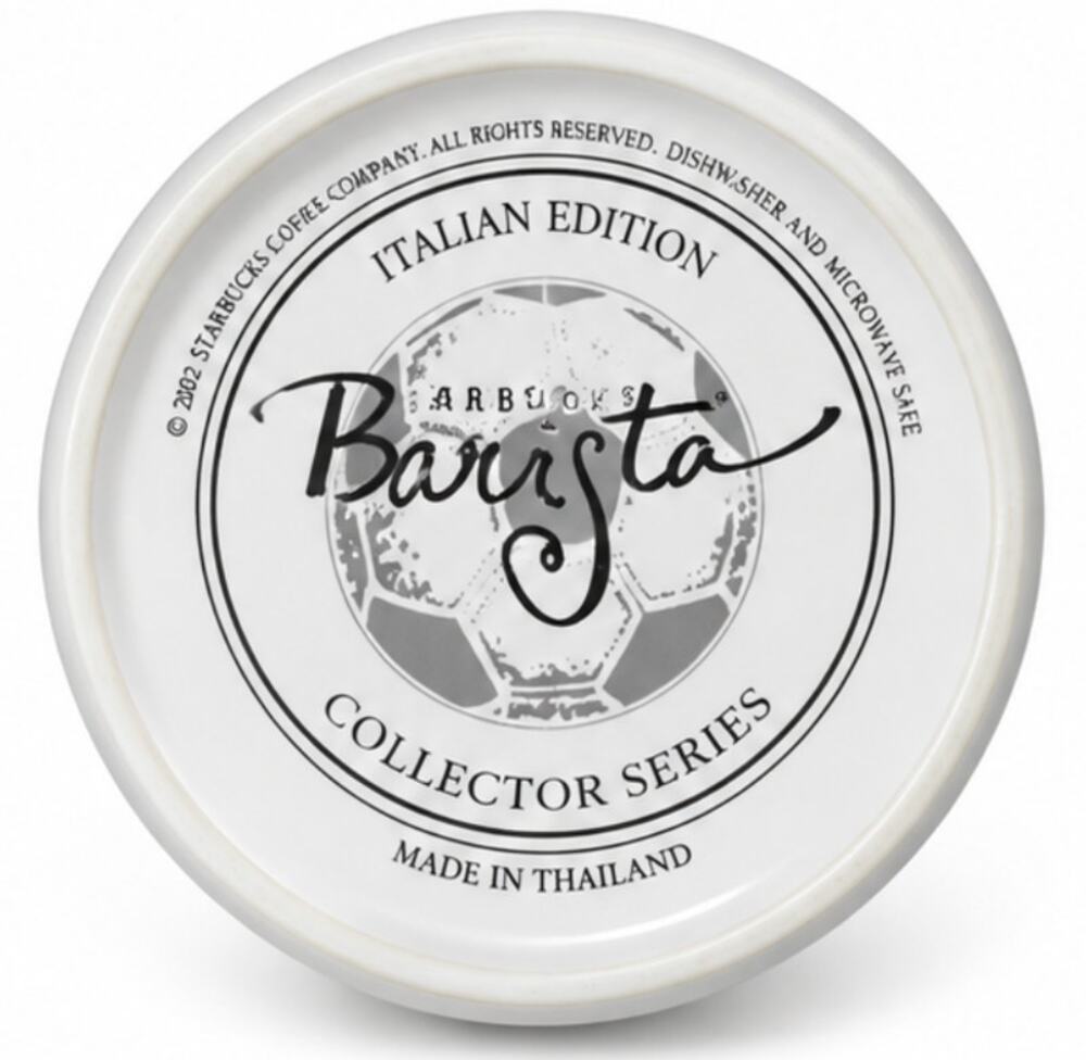 Starbucks 2002 Italia Italian Edition Barista Collector Series La Dolce Vita Mug